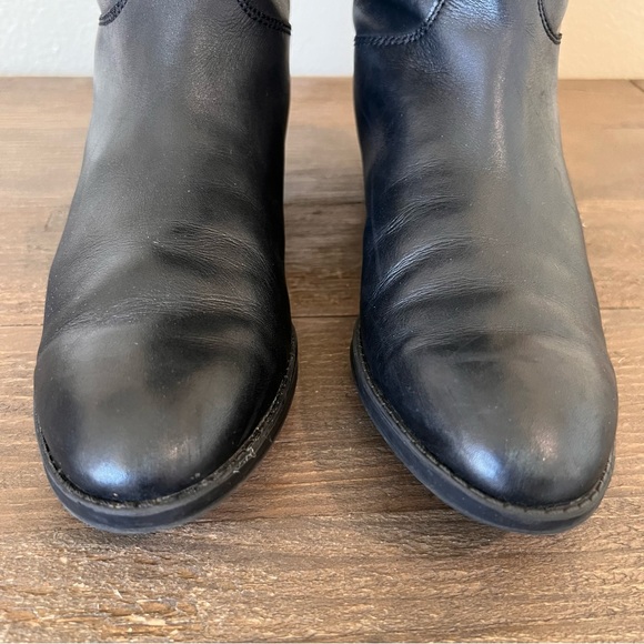 Sam Edelman
Penny Black Leather Back Zip Block Heel Riding Boots Size 7 - Picture 6 of 17